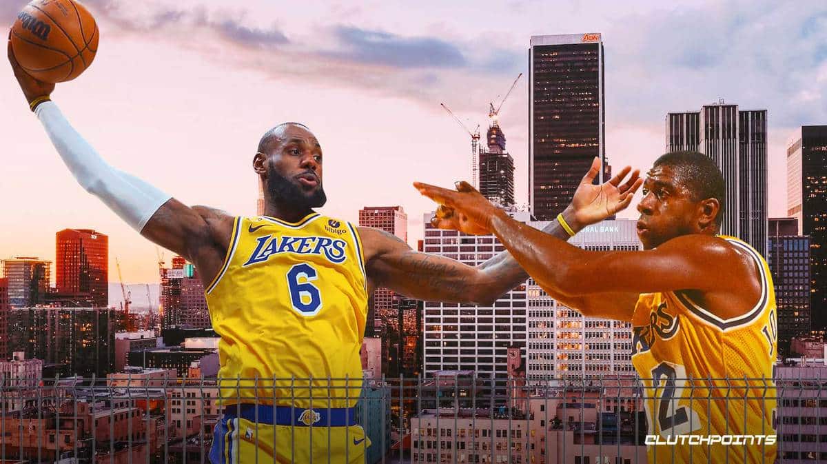 Magic Johnson, Lakers, LeBron James