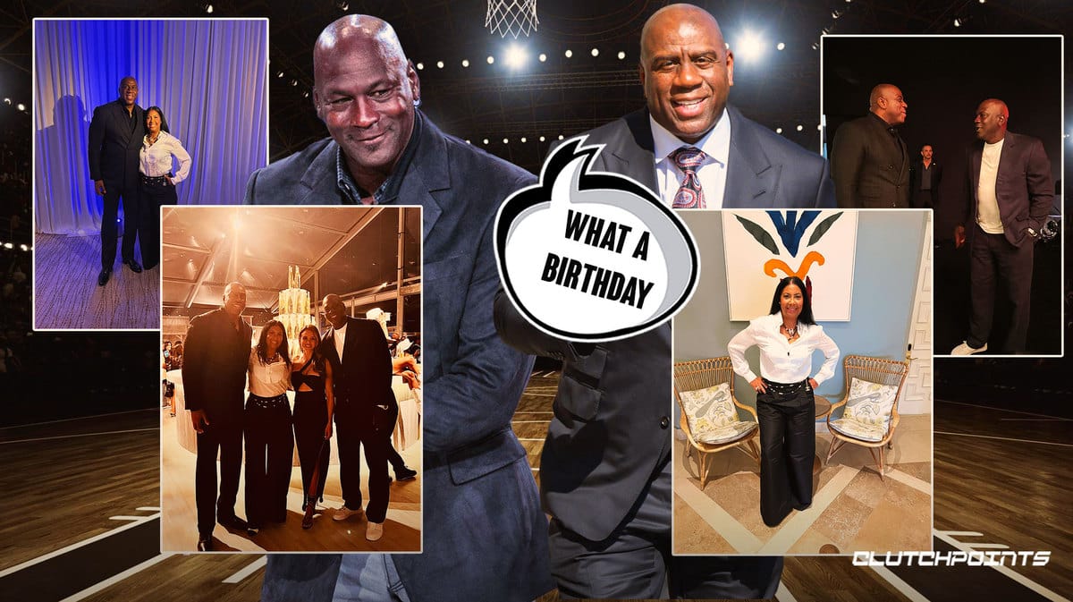 Magic Johnson, Michael Jordan, Michael Jordan birthday