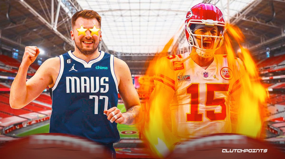 Luka Doncic, Patrick Mahomes, Super Bowl, Mavs, Chiefs