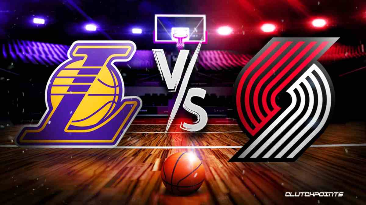 Lakers Trail Blazers prediction