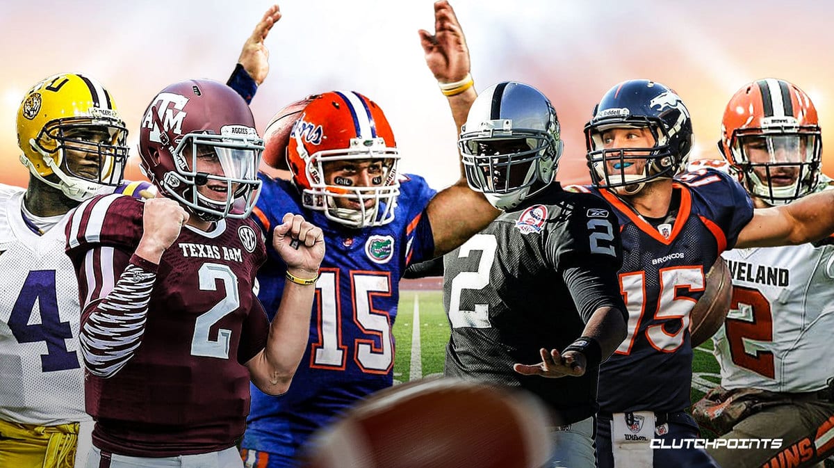 Tim Tebow, Johnny Manziel, College football, NFL