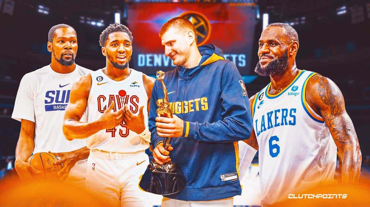Denver Nuggets Nikola Jokic NBA MVP LeBron James