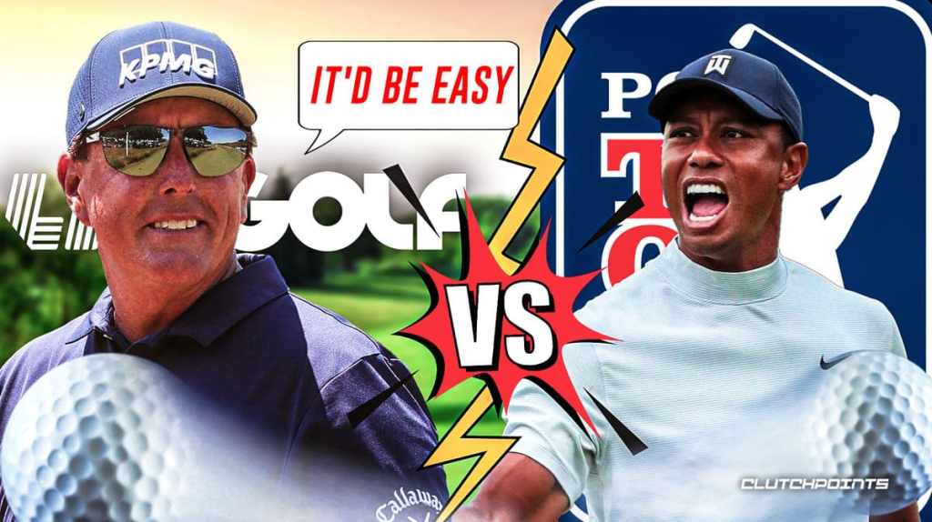 Phil Mickelson takes shot at PGA Tour over idea of head-to-head showdown vs. LIV Golf