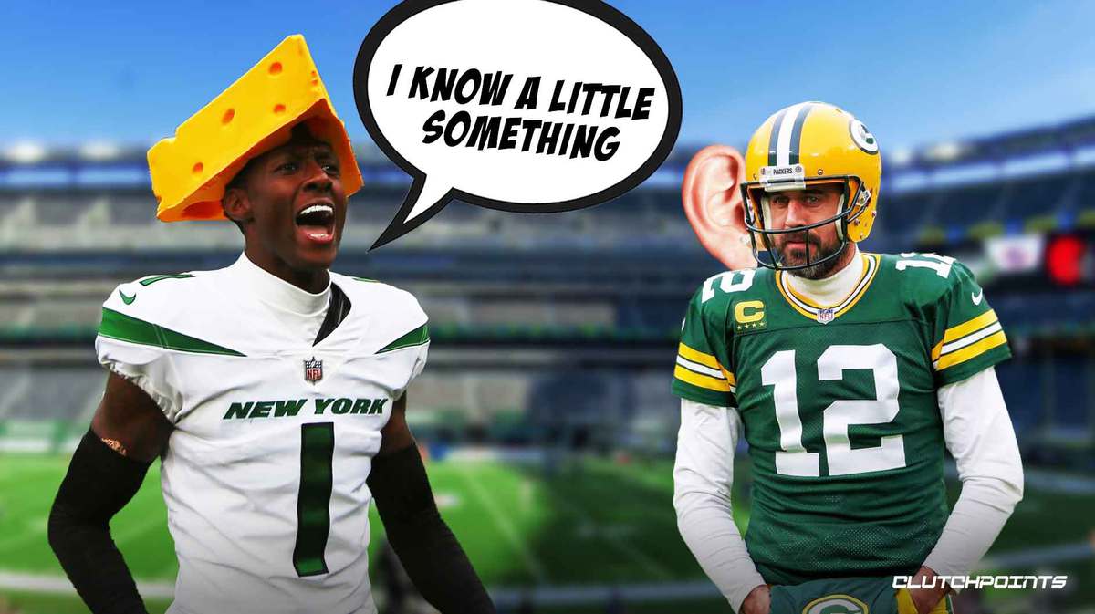 Jets' Aaron Rodgers and Sauce Gardner unveil crazy new handshake: Are they  smoking a joint? (PHOTOS) 