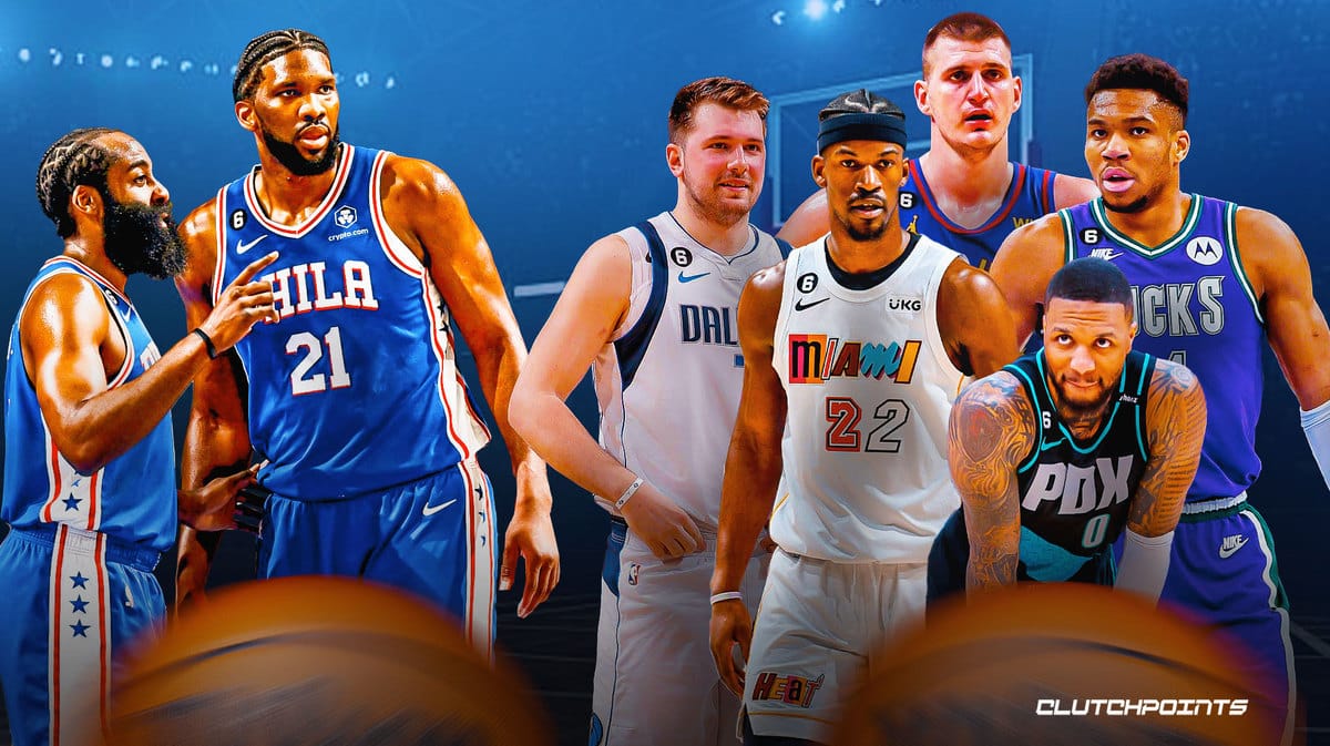 Sixers, Joel Embiid, James Harden, Luka Doncic, Jimmy Butler, Nikola Jokic, Giannis Antetokounmpo, Damian Lillard