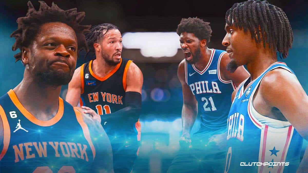 Sixers, Knicks, Julius Randle, Jalen Brunson, Joel Embiid, Tyrese Maxey
