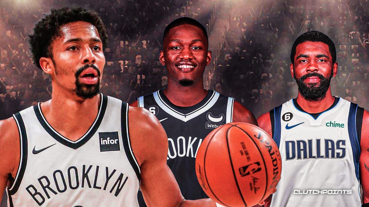 Spencer Dinwiddie, Dorian Finney-Smith, Kyrie Irving, Nets