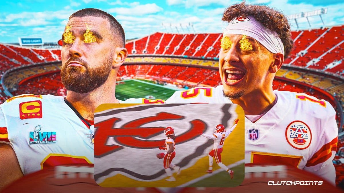 Patrick Mahomes Reacts to Travis Kelce's 4th Quarter Fumble