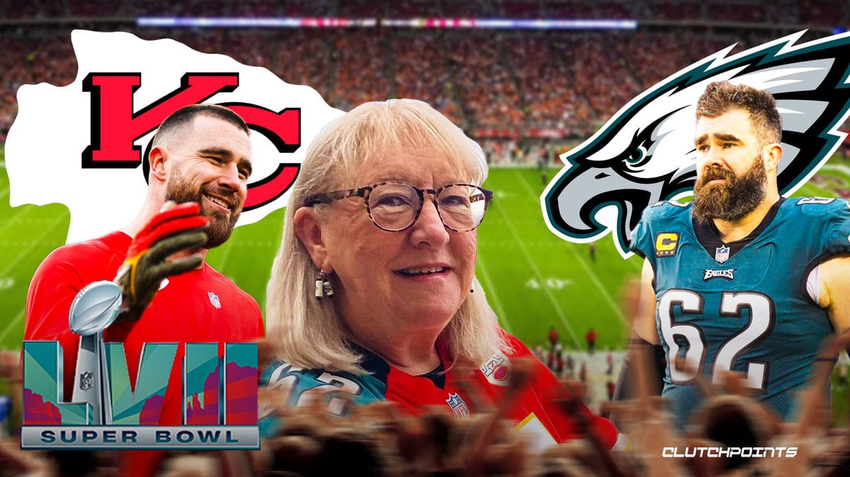 Super Bowl, Travis Kelce, Jason Kelce, Donna Kelce, Eagles, Chiefs