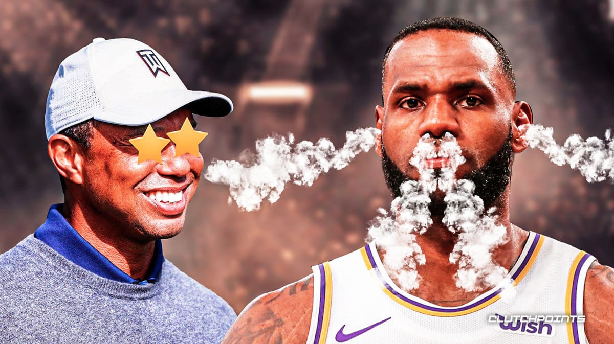 LeBron James, Kareem Abdul-Jabbar, Tiger Woods, Los Angeles Lakers