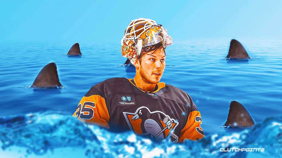 Tristan Jarry, Penguins, Sharks