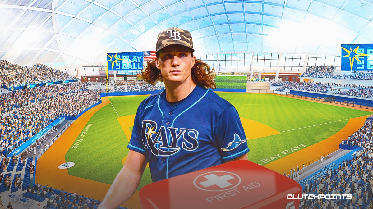 Tyler Glasnow, Tampa Bay Rays, Tyler Glasnow Rays, Tyler Glasnow injury, Rays opening day.