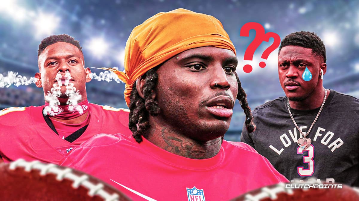Tyreek Hill, JuJu Smith-Schuster, AJ Brown, Miami Dolphins, Kansas City Chiefs