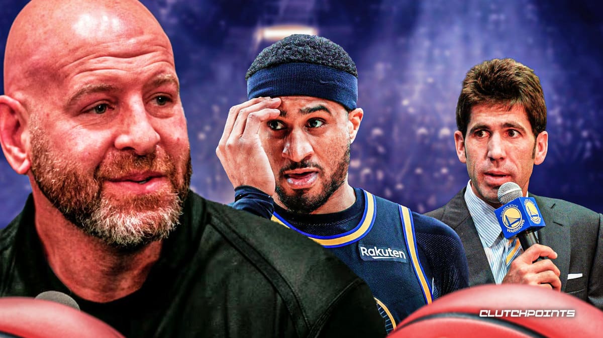 Joe Cronin, Gary Payton II, Bob Myers, Warriors