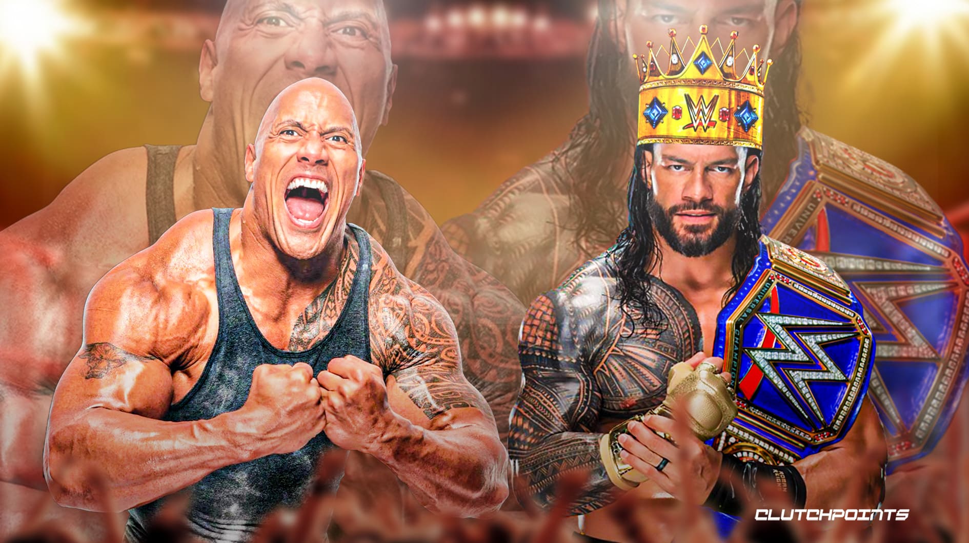 roman reigns and the rock related