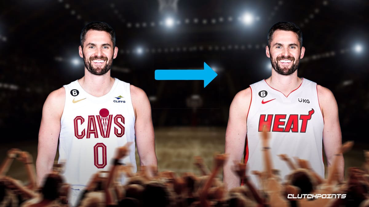 Cleveland Cavaliers Kevin Love helped to acquire Max Strus from Heat