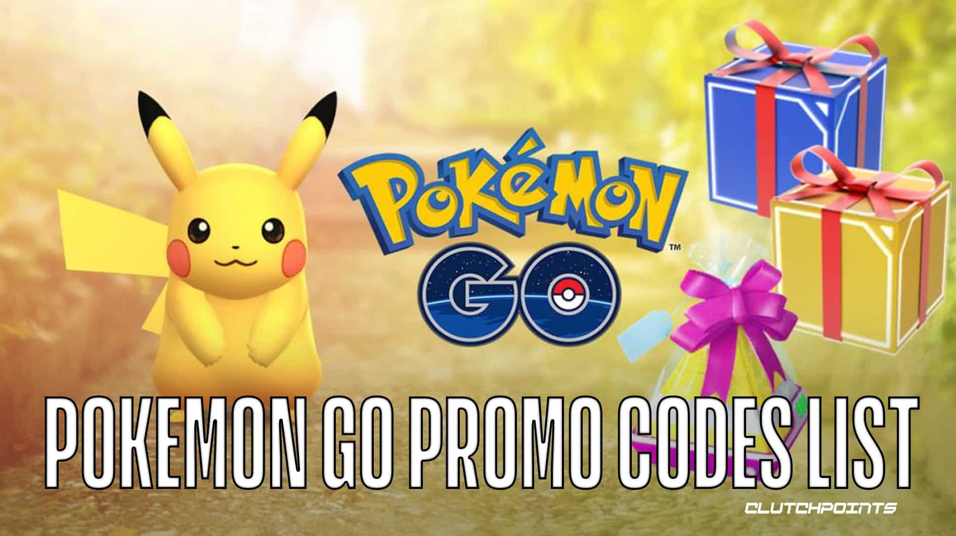 2023] Pokemon Go Promo Codes List