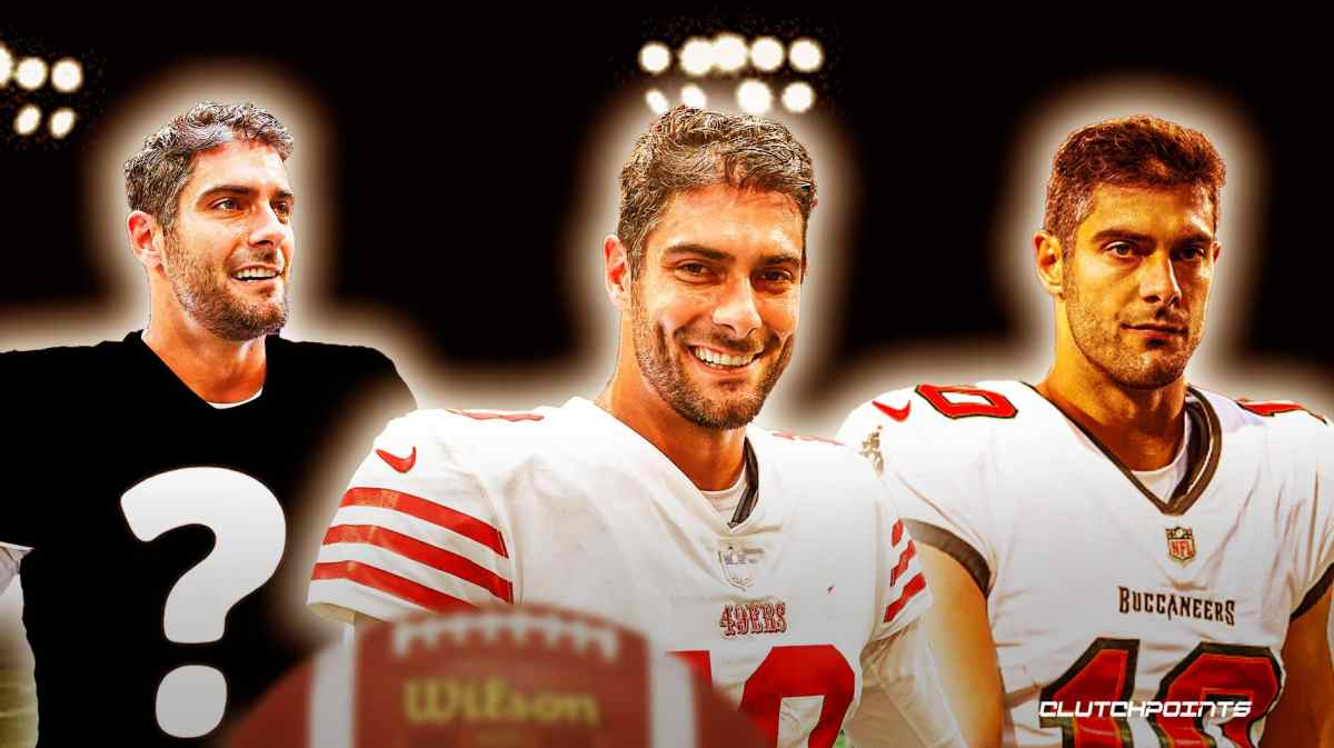 Jimmy Garoppolo, 2023 NFL free agency, Tampa Bay Buccaneers, Washington Commanders, New York Jets, San Francisco 49ers