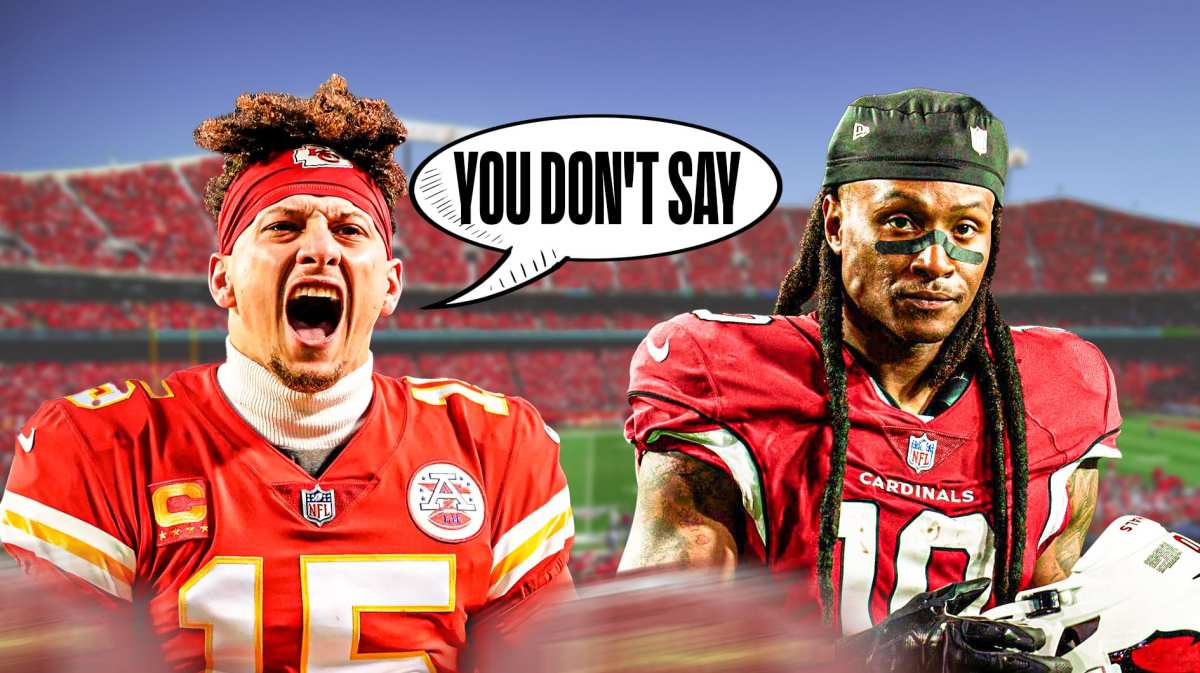 Patrick Mahomes, DeAndre Hopkins, Kansas City Chiefs