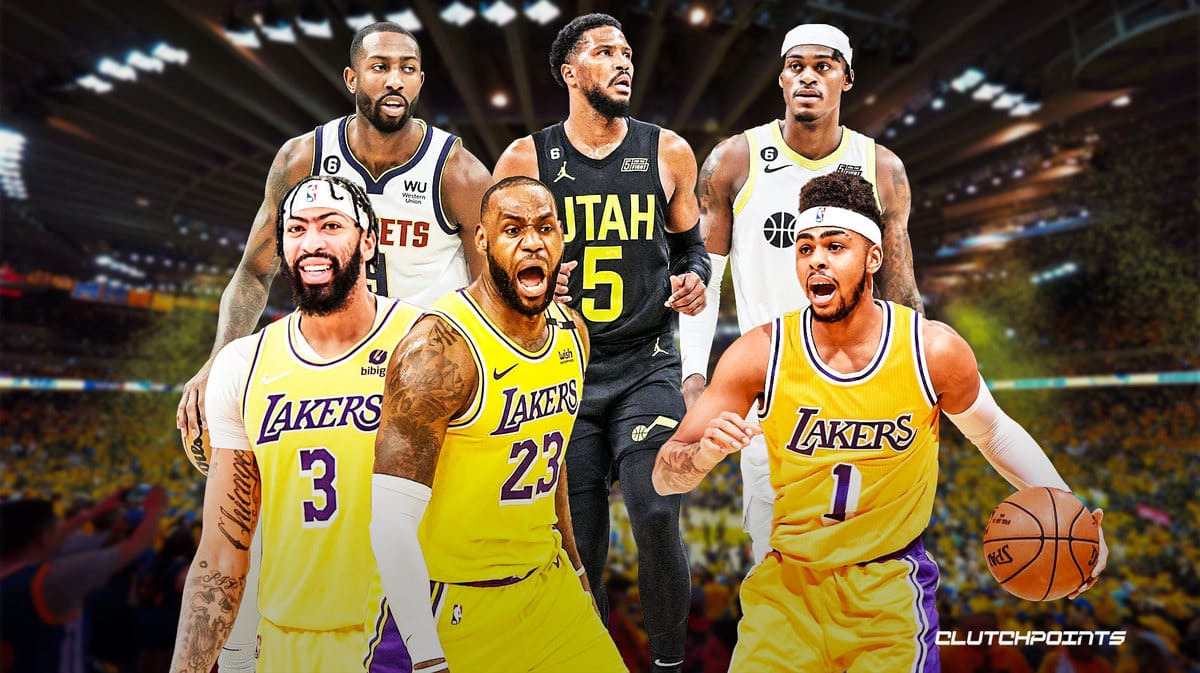 d'angelo russell anthony davis lebron james lakers