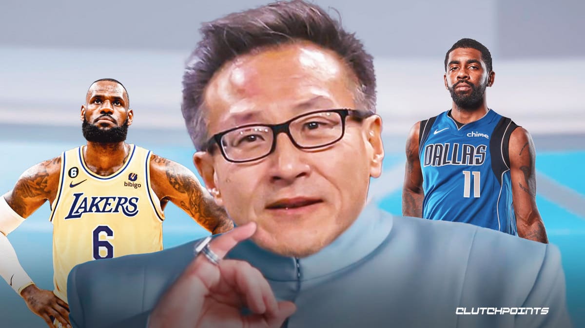 lakers mavericks lebron kyrie nets