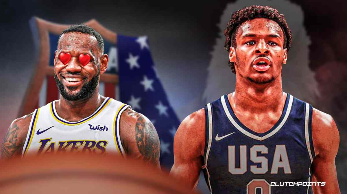 LeBron James Bronny Nike Hoops Summit Team USA