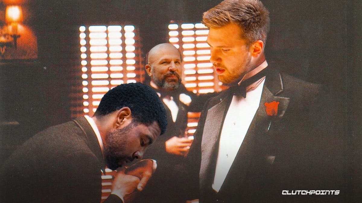 Luka Doncic, Jason Kidd, Kyrie Irving