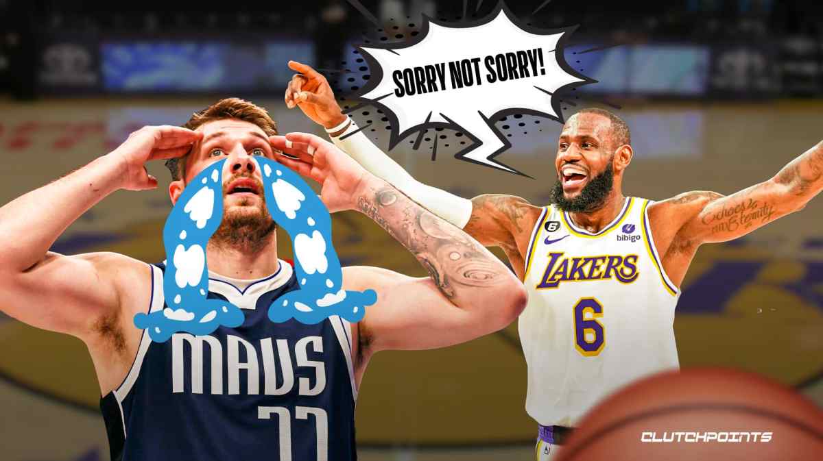 Luka Doncic LeBron James Mavs Lakers