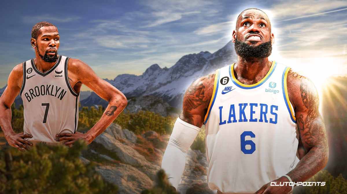 Kevin Durant, LeBron James, Nets, Lakers