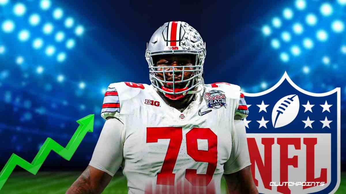 Dawand Jones, Orlando Brown Jr., Ohio State, Senior Bowl, NFL Draft