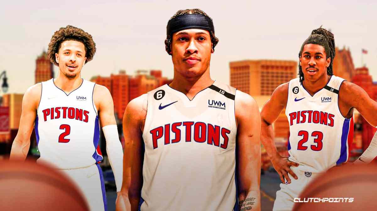 R.J. Hampton, Jaden Ivey, Cade Cunningham, Detroit Pistons