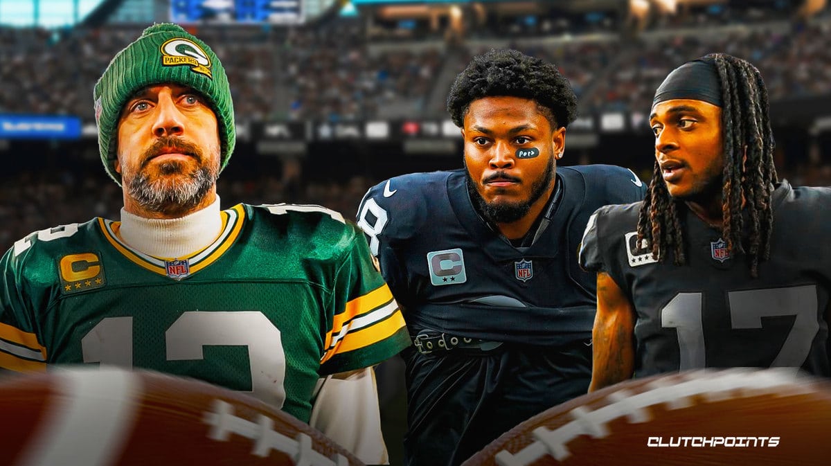Josh Jacobs, Aaron Rodgers, Las Vegas Raiders, Davante Adams
