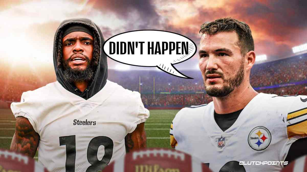 Diontae Johnson, Mitch Trubisky, Pittsburgh Steelers