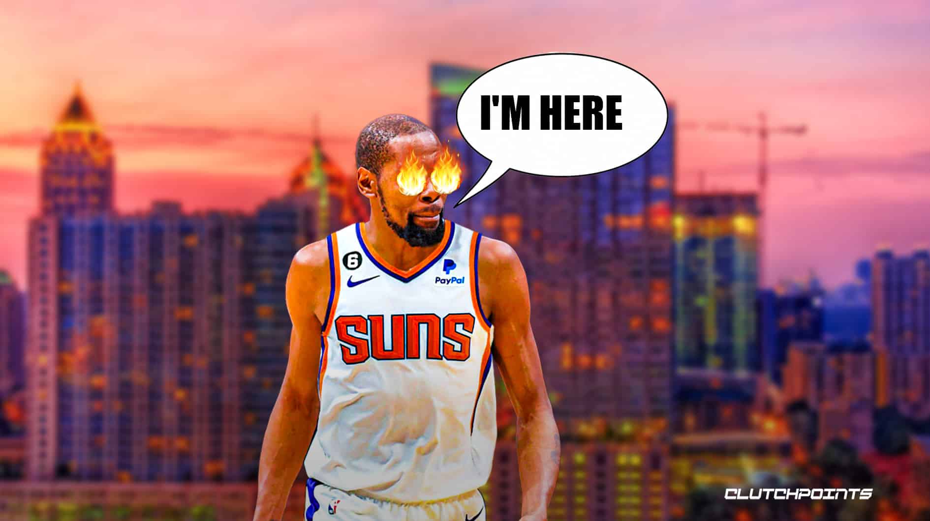 Kevin Durant's epic first Suns sighting after Nets trade