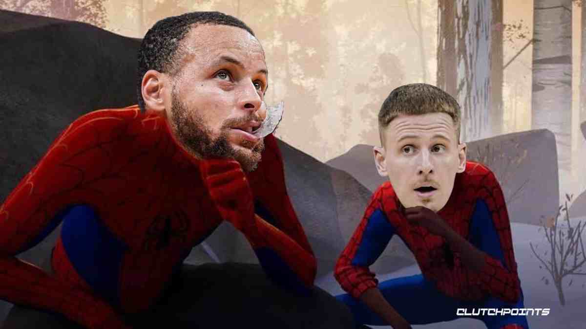 Donte DiVincenzo Stephen Curry Warriors