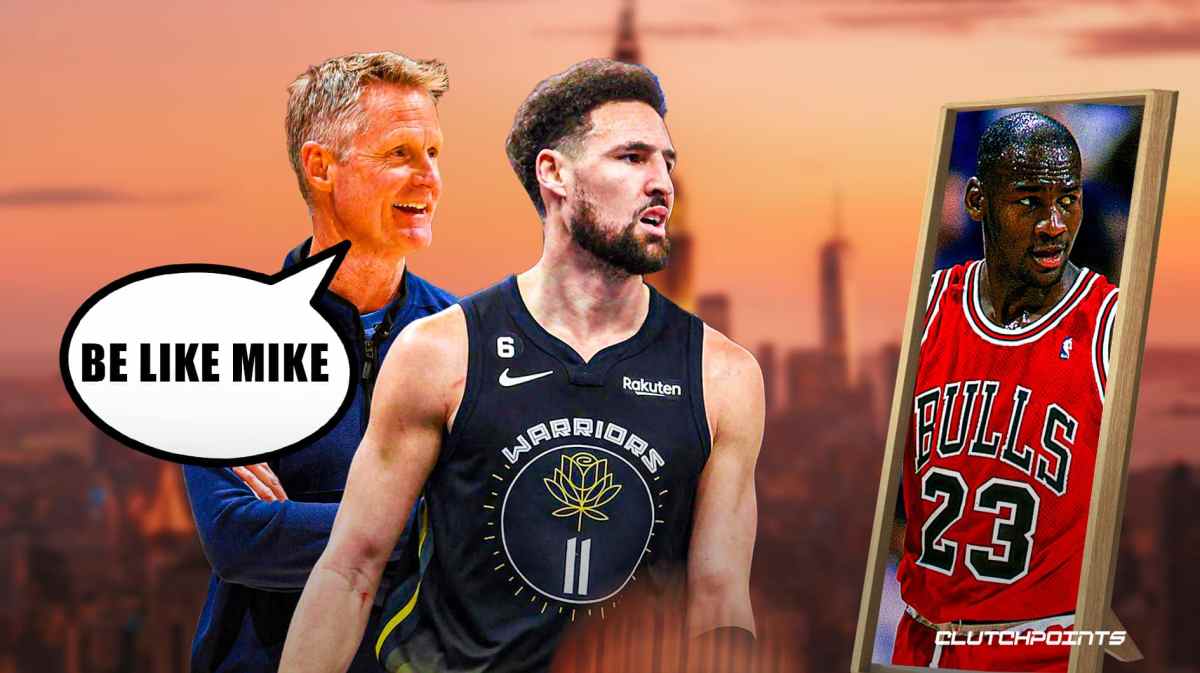 Klay Thompson, Steve Kerr, Michael Jordan, Warriors