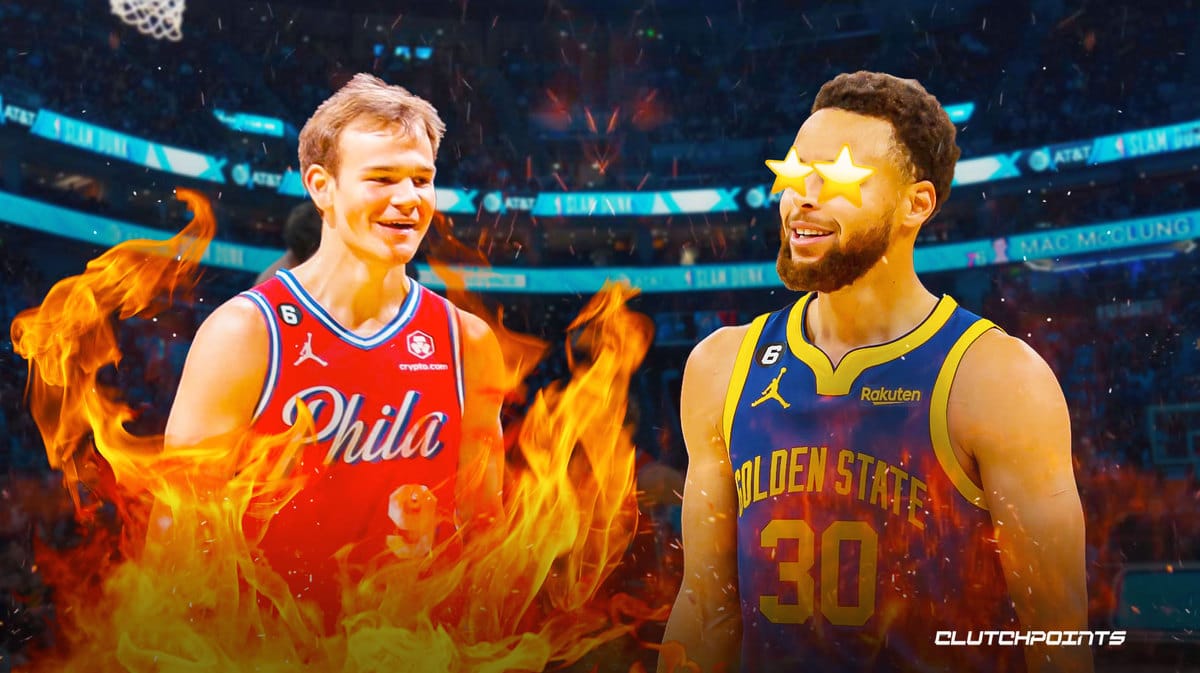 Stephen Curry, Mac McClung, Golden State Warriors, NBA Slam Dunk Contest