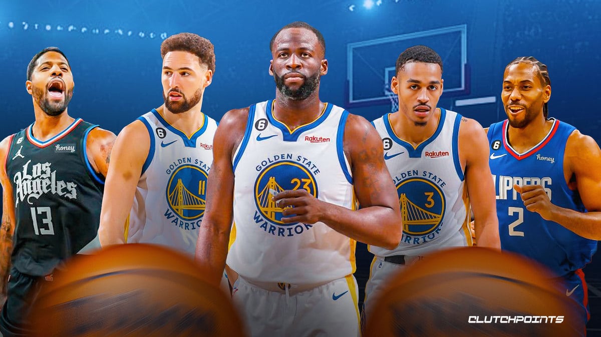 Paul George, Klay Thompson, Draymond Green, Jordan Poole, Kawhi Leonard, Clippers, Warriors