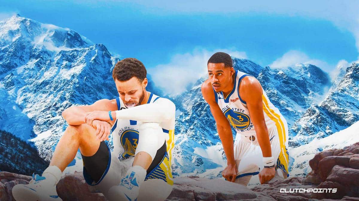 Stephen Curry, Jordan Poole, Warriors