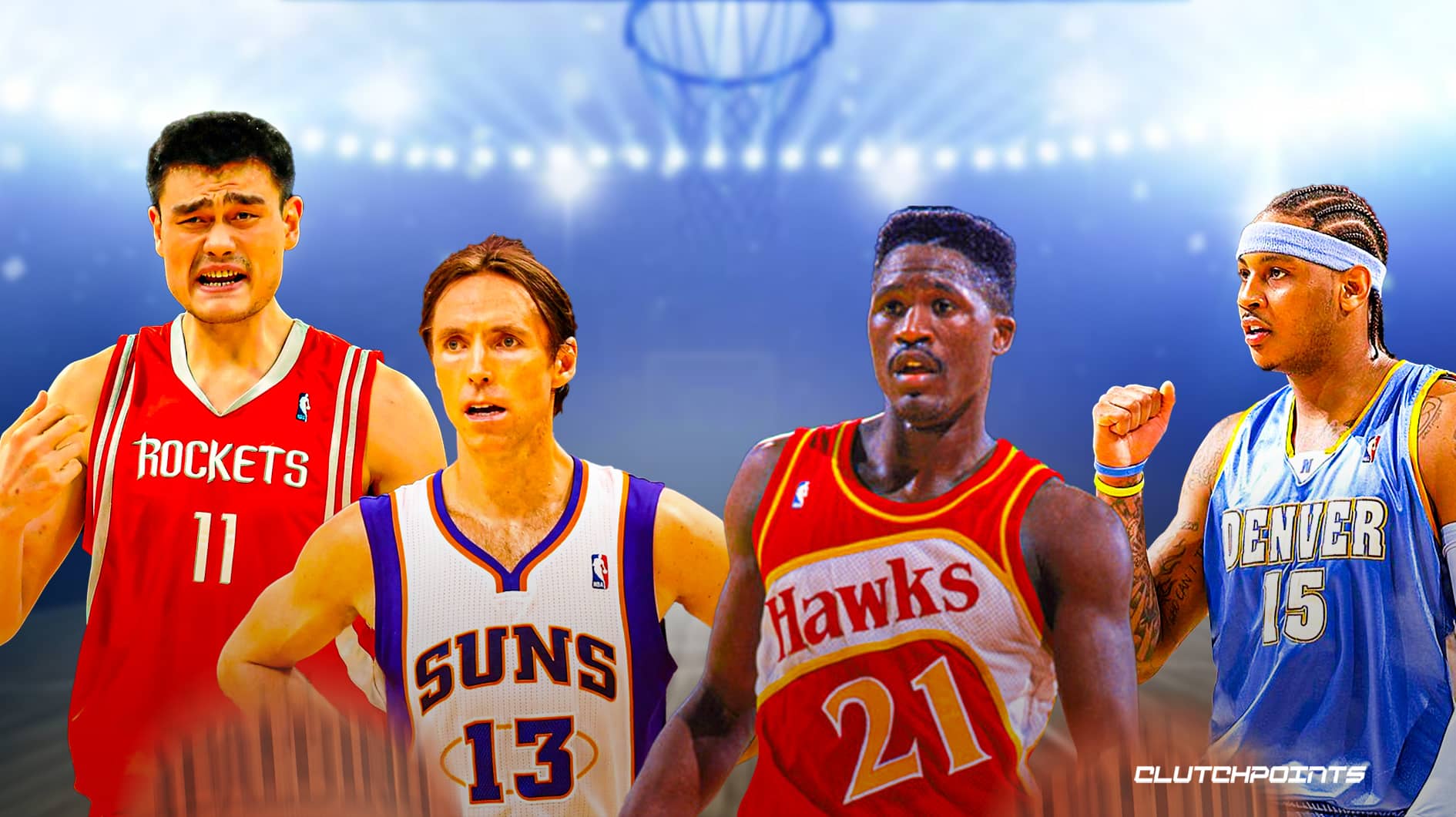 Denver Nuggets, Houston Rockets, Atlanta Hawks Among Top 10 Ugliest Uniforms  in NBA History (Photos) 