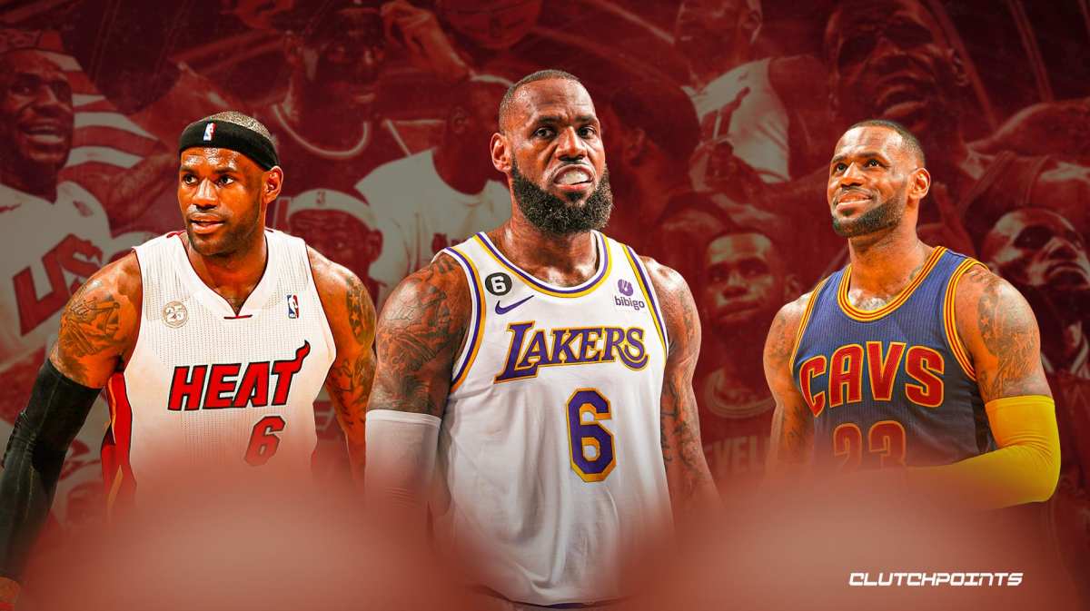 LeBron James, Lakers, Heat, Cavs