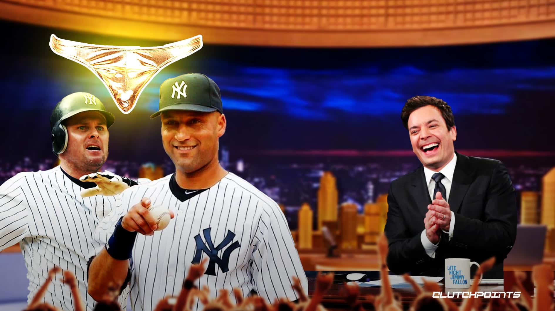 Derek Jeter Confirms Lucky Golden Thong Rumor On 'Tonight Show' – Hollywood  Life