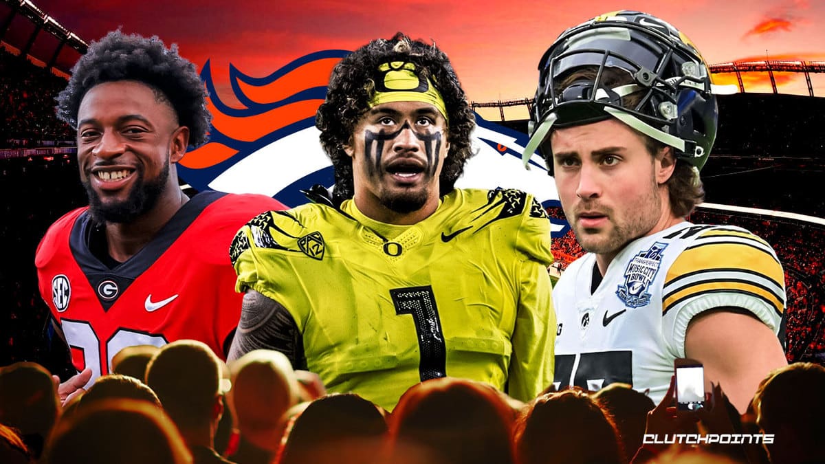 Noah Sewell, Christopher Smith, Riley Moss, Denver Broncos, NFL Draft