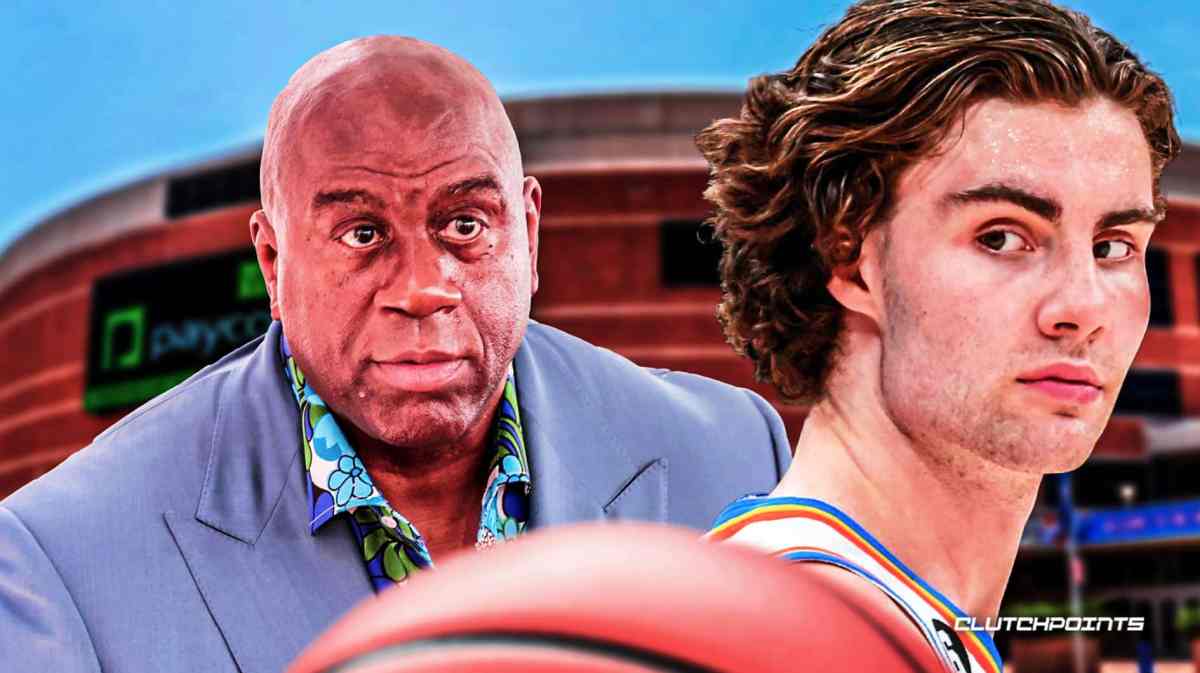 Josh Giddey, Magic Johnson, Luka Doncic, Oklahoma City Thunder