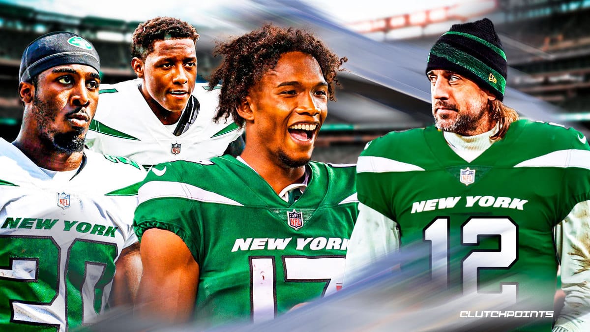 Aaron Rodgers, Jets, Garrett Wilson, Sauce Gardner, Breece Hall