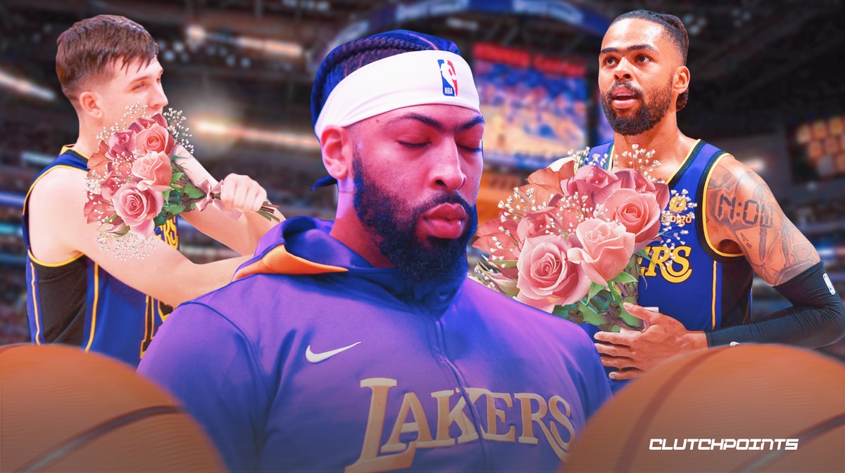 Anthony Davis, D'Angelo Russell, Austin Reaves, Lakers