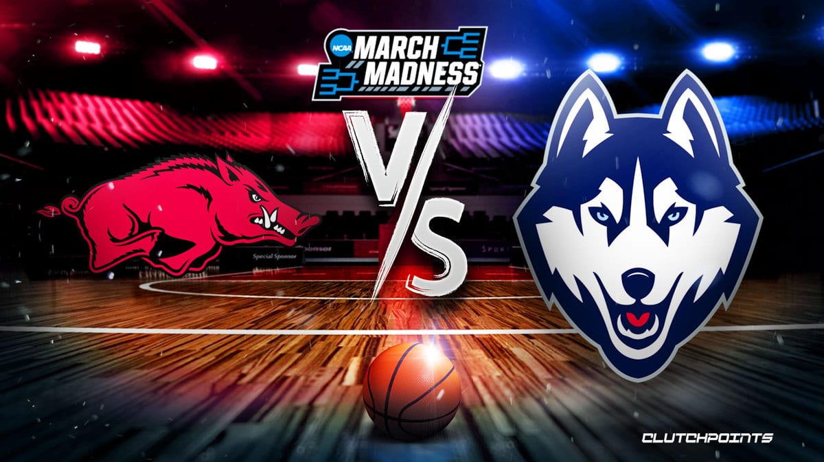 Arkansas-UConn prediction, pick, how to see
