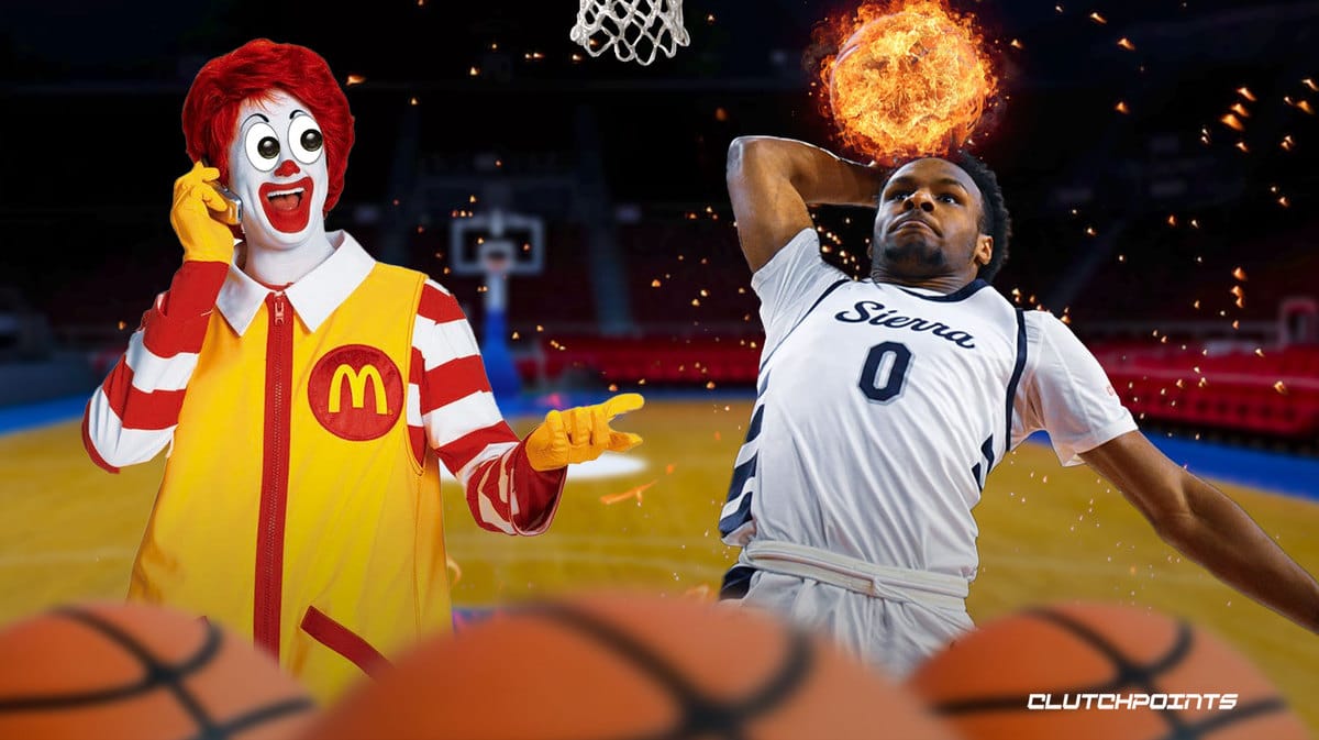 Bronny James, Bryce James, LeBron James, McDonald's All-American Dunk Contest