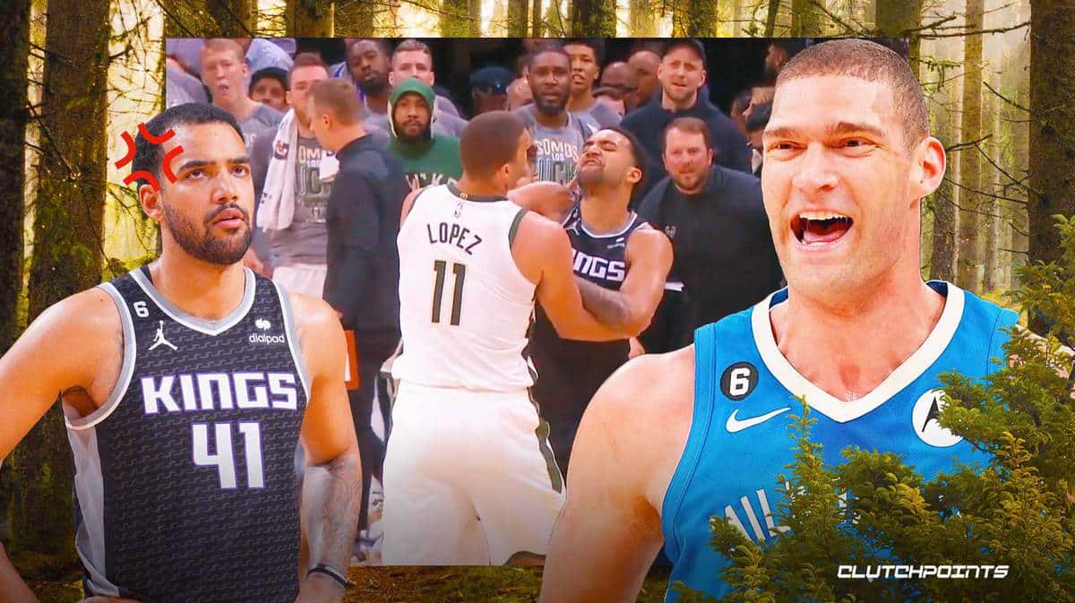 Brook Lopez, Trey Lyles, Bucks, Kings, ejection