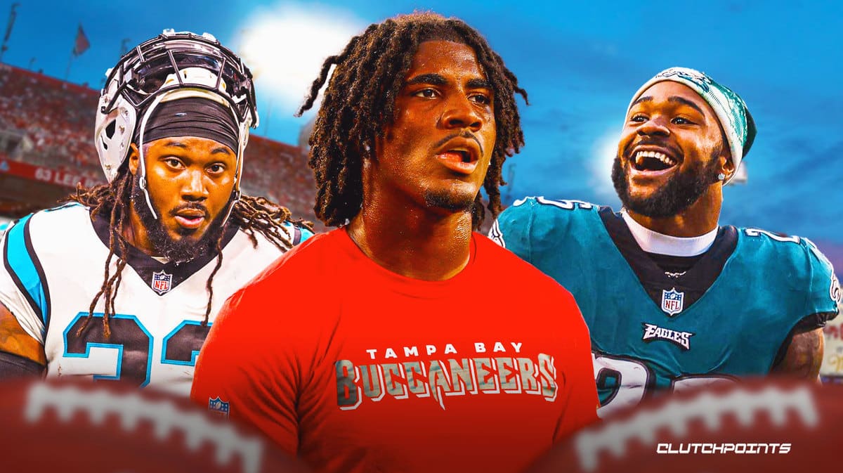Leonard Fournette, D'Onta Foreman, Rachaad White, Miles Sanders, Tampa Bay Buccaneers